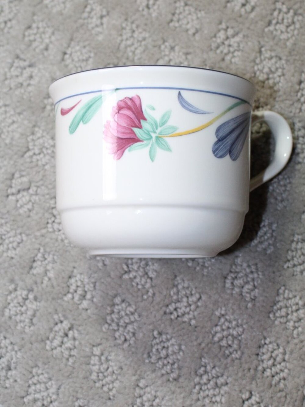 Lenox Poppies on Blue Coffee Tee Cup